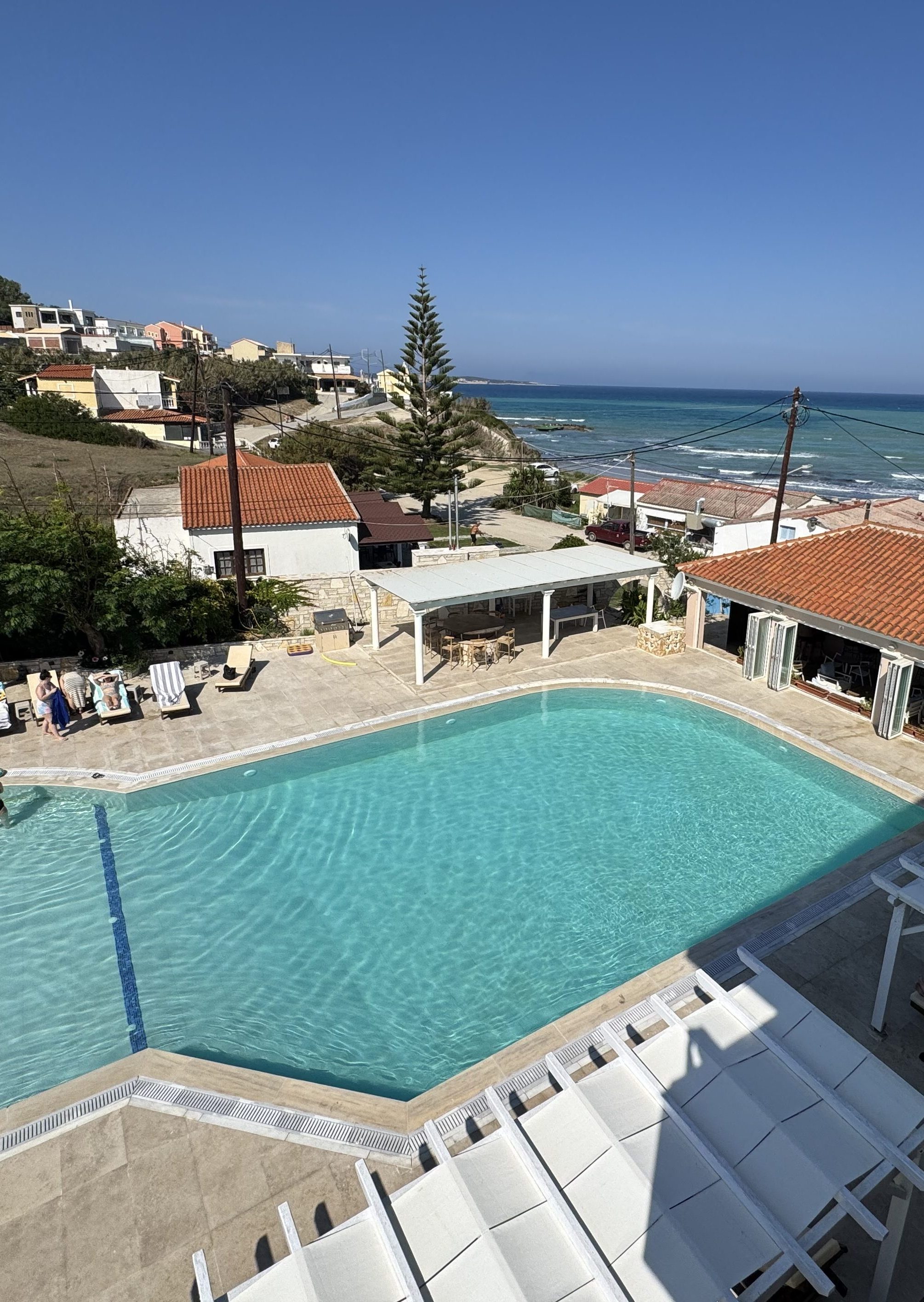 Pool and sea view